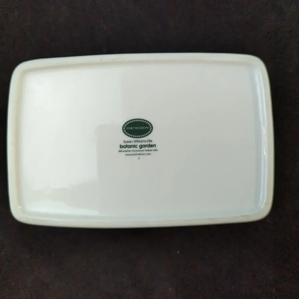 Portmeirion Botanic Garden Covered Butter Dish